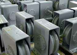 Партия двухребордных колес для мостовых кранов